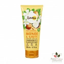 LOVEA APRES SHAMPOOING MONOI & KARITE CHEVEUX SECS ET ABIMES 200ML