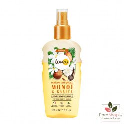 LOVEA DEMELANT SANS RINCAGE MONOI & KARITE CHEVEUX SECS ET ABIMES 150ML LOVEA DEMELANT SANS RINCAGE MONOI & KARITE CHEVEUX SECS ET ABIMES 150ML