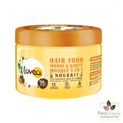 LOVEA HAIR FOOD MASQUE 3 EN 1 MONOI & KARITE CHEVEUX SECS 390ML	 LOVEA HAIR FOOD MASQUE 3 EN 1 MONOI & KARITE CHEVEUX SECS 390ML
