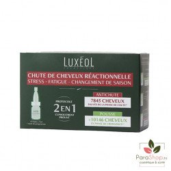 LUXEOL CHUTE DE CHEVEUX REACTIONNELLE 2EN1 14X7ML LUXEOL CHUTE DE CHEVEUX REACTIONNELLE 2EN1 14X7ML