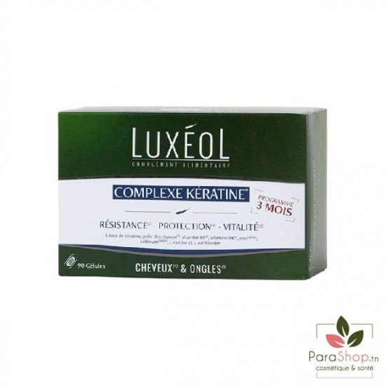 LUXEOL COMPLEXE KERATINE 90 GELULES LUXEOL COMPLEXE KERATINE 90 GELULES