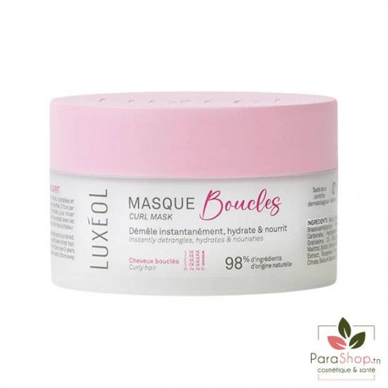 LUXEOL MASQUE BOUCLES 200ML LUXEOL MASQUE BOUCLES 200ML