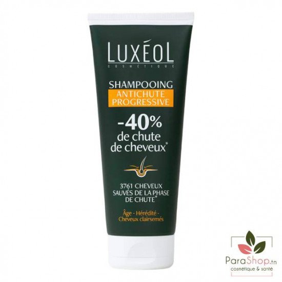 LUXEOL SHAMPOOING ANTI CHUTE PROGRESSIVE 200ML LUXEOL SHAMPOOING ANTI CHUTE PROGRESSIVE 200ML