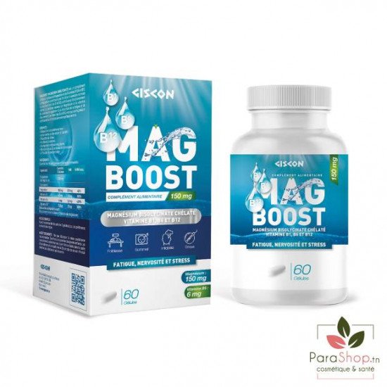 MAGBOOST MAGNESIUM BISGLYCINATE 60 GELULES MAGBOOST MAGNESIUM BISGLYCINATE 60 GELULES