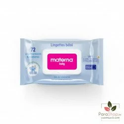 MATERNA BABY LINGETTES BLEUES x72