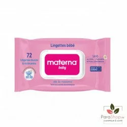 MATERNA BABY LINGETTES ROSE x72