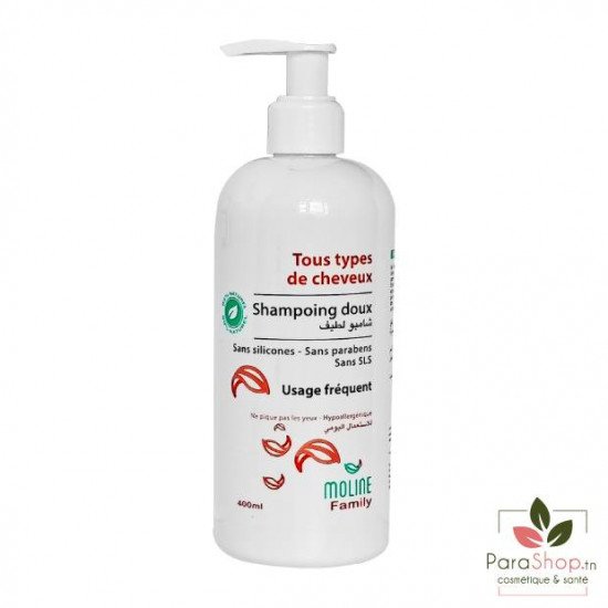 MOLINE SHAMPOOING DOUX 400ML MOLINE SHAMPOOING DOUX 400ML