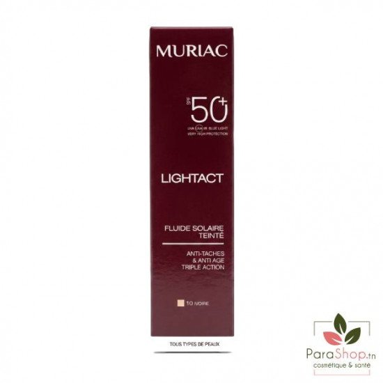 MURIAC LIGHTACT Fluide Solaire Teinte SPF50+ - 01 Ivoire MURIAC LIGHTACT Fluide Solaire Teinte SPF50+ - 01 Ivoire