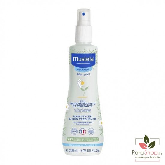 MUSTELA EAU RAFRAICHISSANTE ET COIFFANTE 200ML