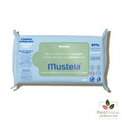 MUSTELA Lingettes nettoyantes à l'Avocat BIO X60 MUSTELA Lingettes nettoyantes à l'Avocat BIO X60