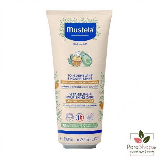 MUSTELA Soin Demelant Et Nourrissant Cheveux Boucles 200ML