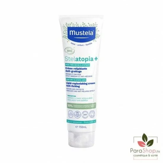 Mustela Stelatopia+ Crème Relipidante Anti-grattage 150ml main image 1