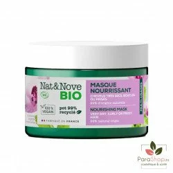 NAT&NOVE BIO MASQUE NOURRISSANT - Cheveux très secs, bouclés ou frisés 300ML