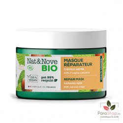 NAT&NOVE BIO MASQUE REPARATEUR - Cheveux abimés 300ML NAT&NOVE BIO MASQUE REPARATEUR - Cheveux abimés 300ML