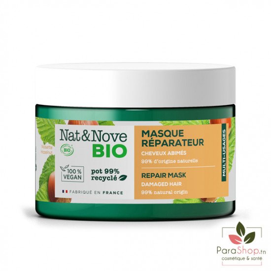 NAT&NOVE BIO MASQUE REPARATEUR - Cheveux abimés 300ML