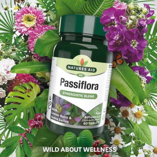 NATURES AID Passiflora 60 Gelules NATURES AID Passiflora 60 Gelules