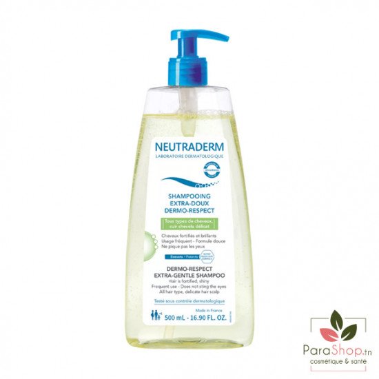 NEUTRADERM  Shampooing Extra Doux Dermo Respect 500ML