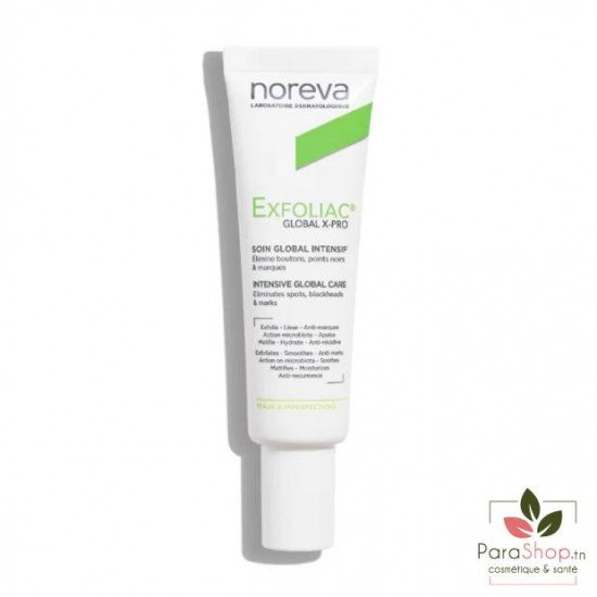 NOREVA EXFOLIAC GLOBAL X PRO SOIN GLOBAL INTENSIF 30ML