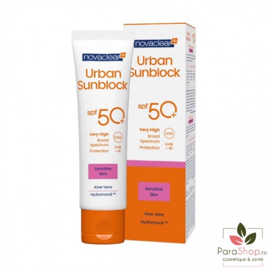 NOVACLEAR URBAN SUNBLOCK SENSITIVE SKIN SPF50+ 40ML