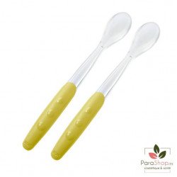 NUK 2 CUILLERES EN SILICONE 4M+ NUK 2 CUILLERES EN SILICONE 4M+