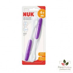 NUK 2 CUILLERES EN SILICONE 4M+ NUK 2 CUILLERES EN SILICONE 4M+