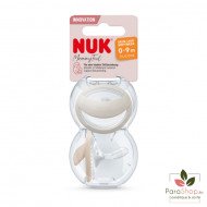 NUK 2 SUCETTES MOMMY FEEL 0-9M  NUK 2 SUCETTES MOMMY FEEL 0-9M