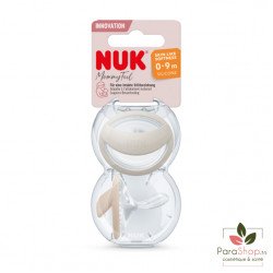NUK 2 SUCETTES MOMMY FEEL 0-9M  NUK 2 SUCETTES MOMMY FEEL 0-9M