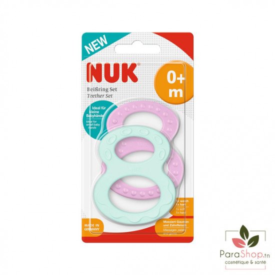 NUK ANNEAU DENTTION FORME 8