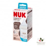 NUK PERFECT MATCH BIBERON VERRE S 120ML NUK PERFECT MATCH BIBERON VERRE S 120ML