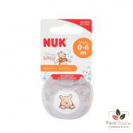 NUK Disney Winnie Sucette en silicone 0-6m NUK Disney Winnie Sucette en silicone 0-6m