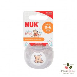 NUK Disney Winnie Sucette en silicone 0-6m NUK Disney Winnie Sucette en silicone 0-6m