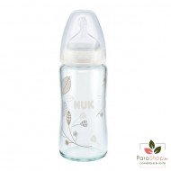 NUK First choice Biberon Verre 0-6M 240ML NUK First choice Biberon Verre 0-6M 240ML