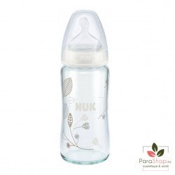 NUK First choice Biberon Verre 0-6M 240ML NUK First choice Biberon Verre 0-6M 240ML
