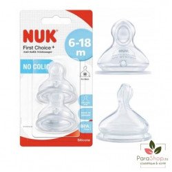 NUK FIRST CHOICE Tetine  6-18 M LOT 2 NUK FIRST CHOICE Tetine  6-18 M LOT 2