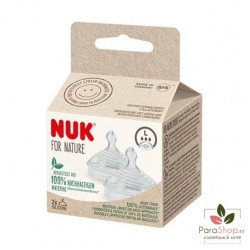 NUK FOR NATURE 2 TETINES 6-18M L