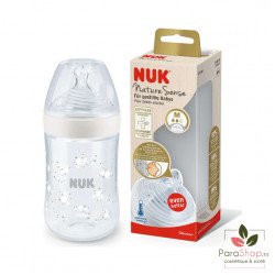 NUK NATURE SENSE BIBERON M 260ML NUK NATURE SENSE BIBERON M 260ML