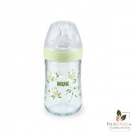 NUK NATURE SENSE BIBERON VERRE M 240ML	 NUK NATURE SENSE BIBERON VERRE M 240ML