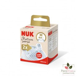 NUK NATURE SENSE TETINE M 2Pcs	 NUK NATURE SENSE TETINE M 2Pcs