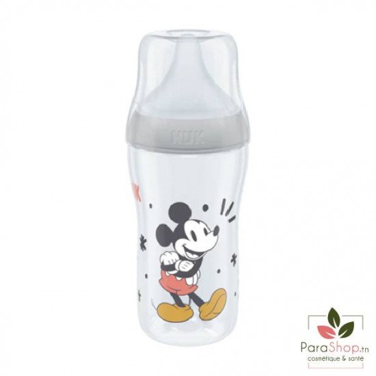 NUK PERFECT MATCH BIBERON EN SILICONE M MICKEY 260ML NUK PERFECT MATCH BIBERON EN SILICONE M MICKEY 260ML
