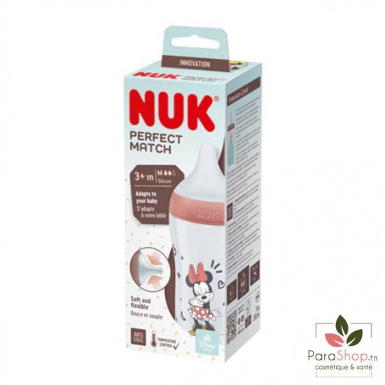NUK PERFECT MATCH BIBERON EN SILICONE M MICKEY 260ML NUK PERFECT MATCH BIBERON EN SILICONE M MICKEY 260ML