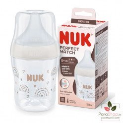 NUK PERFECT MATCH BIBERON EN SILICONE S 150ML	 NUK PERFECT MATCH BIBERON EN SILICONE S 150ML