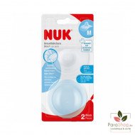 NUK PROTEGES MAMELONS 2 PIECES - Medium NUK PROTEGES MAMELONS 2 PIECES - Medium