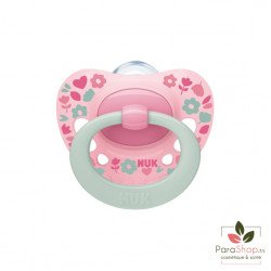 NUK Signature Sucette en Silicone 6-18M NUK Signature Sucette en Silicone 6-18M