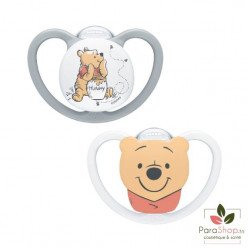 NUK SPACE 2 SUCETTES DISNEY WINNIE 0-6M