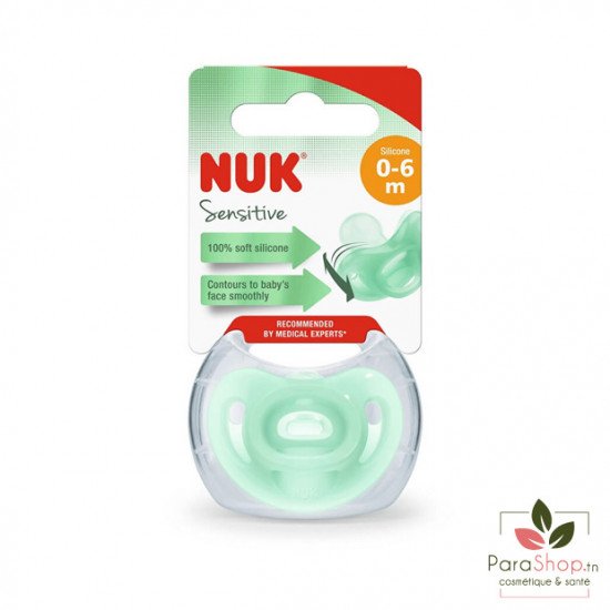 NUK SUCETTE SENSITIVE + BOITE 0-6M