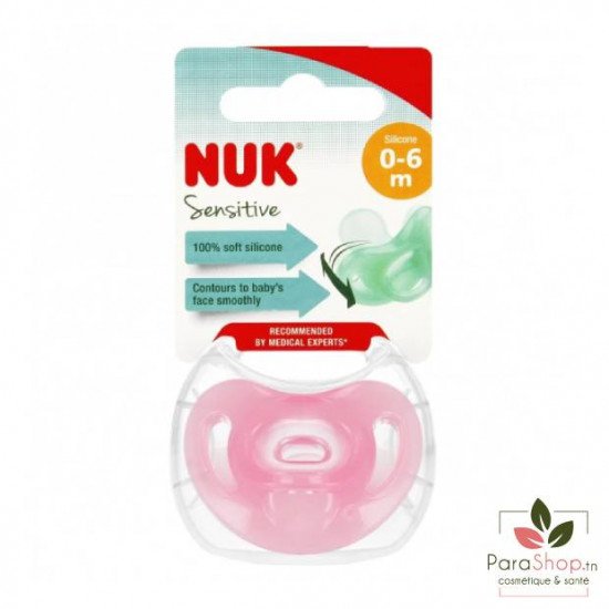 NUK SUCETTE SENSITIVE + BOITE 0-6M