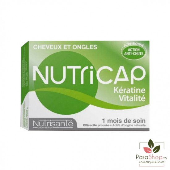 NUTRICAP KERATINE VITALITE 30 CAPSULES