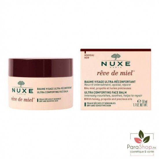 NUXE REVE DE MIEL Baume Visage Ultra Reconfortant 50ML NUXE REVE DE MIEL Baume Visage Ultra Reconfortant 50ML