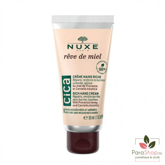 NUXE REVE DE MIEL CICA Creme Mains Riche 50ML