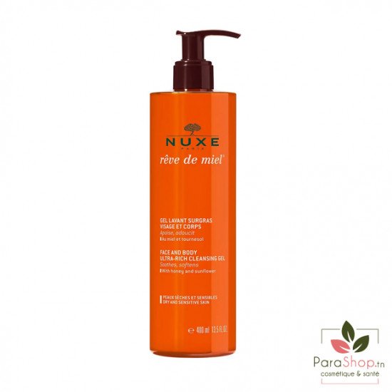 Nuxe Reve de miel Gel nettoyant SURGRAS 400ML